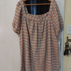 Old Navy Multicolor Plaid Dress